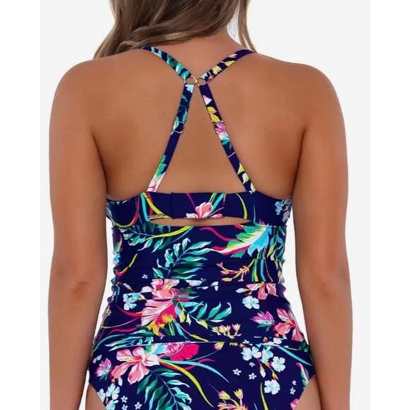 Sunsets Island Getaway Serena Convertible Tankini 34DD NWT - Picture 3 of 3
